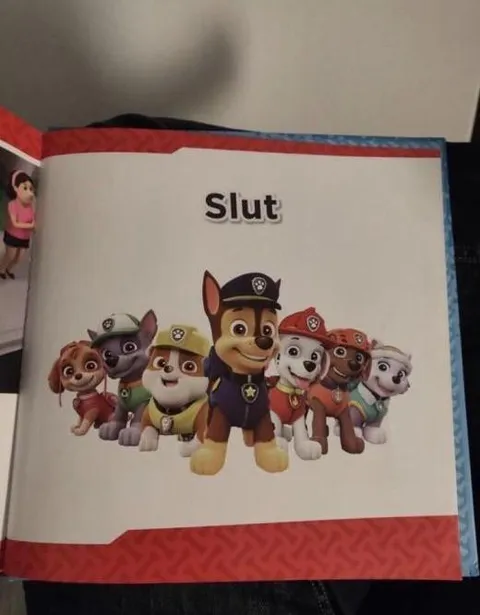 Paw Patrol Slut Typo