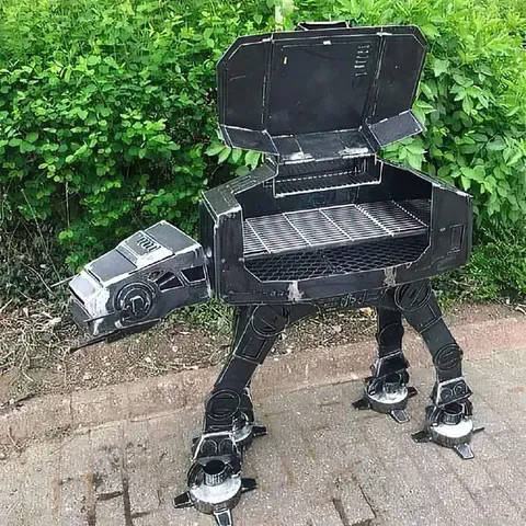 Мангал на ногах