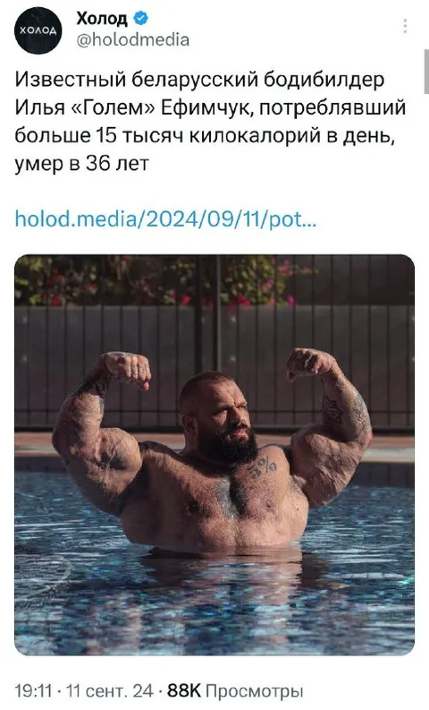 15 тысяч калорий в день