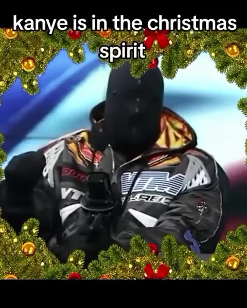 Kanye Is in the Christmas Spirit