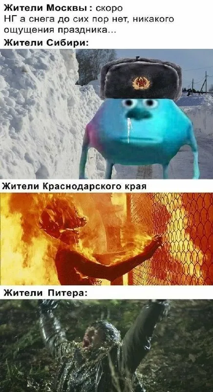 Жители России о зиме