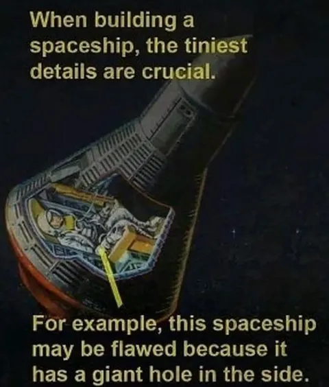 Spaceship With a Giant Hole