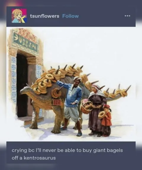 Giant Bagels from a Kentrosaurus