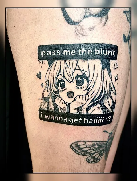 Anime Girl Wants the Blunt