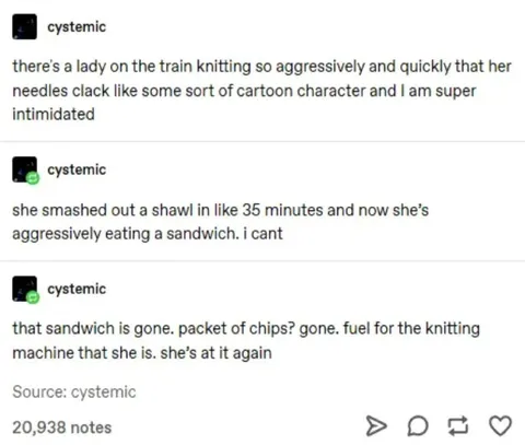 Aggressive Knitting Machine