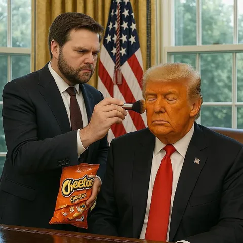 Trump Gets a Cheetos Makeover
