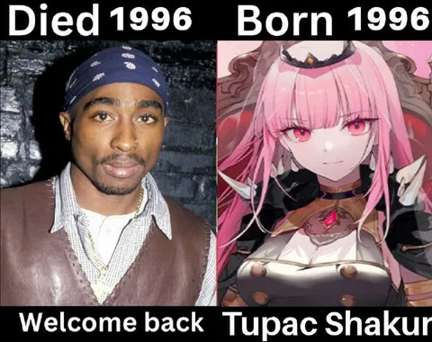 Tupac Reborn as Anime Girl