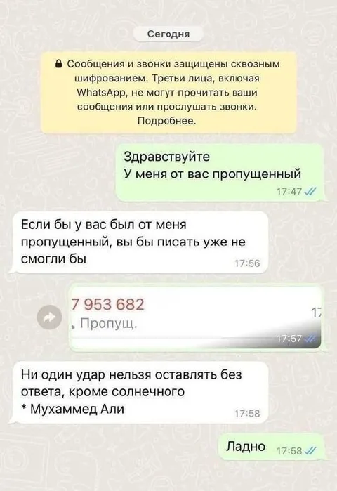 Ни один удар без ответа