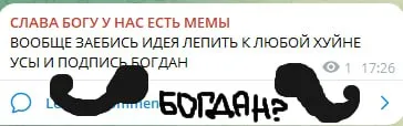 Усы к любой хуйне