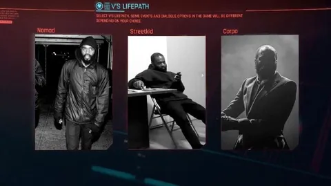 V's Lifepath Selection
