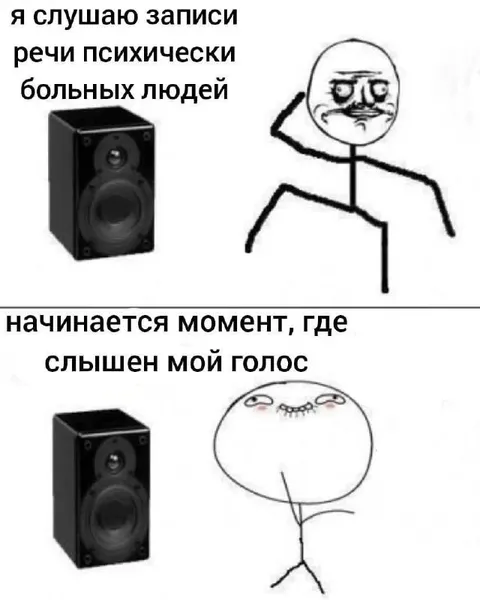 Когда слышишь свой голос