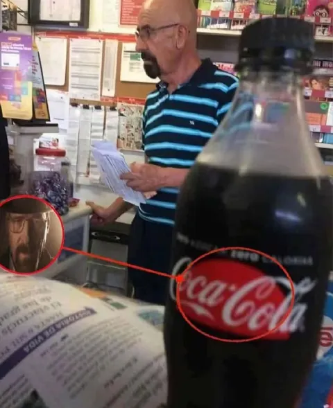 Walter White Coca-Cola Lookalike