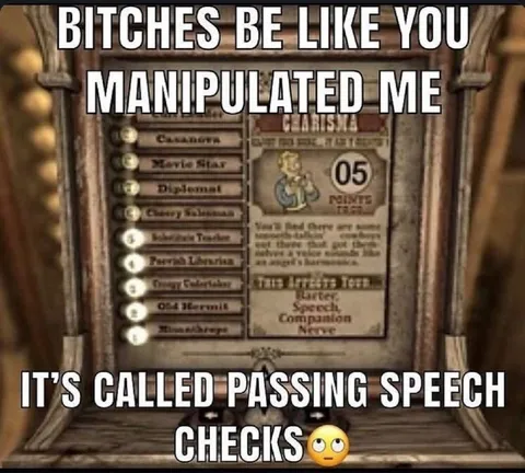 Passing Speech Checks