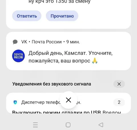 Почта России уточняет вопрос