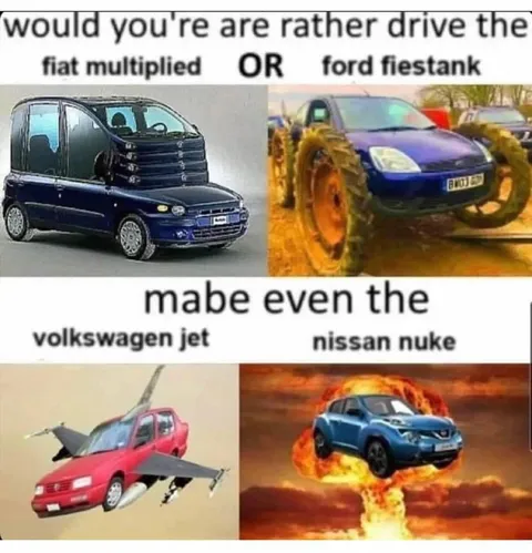 Fiat Multiplied or Ford Fiestank