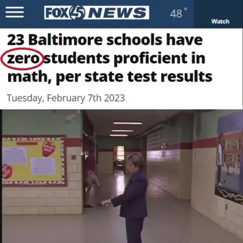 Zero Math Proficiency Schools