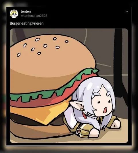 Burger Eating Frieren