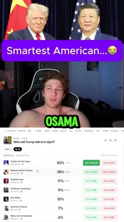 Smartest American Predicts Trump