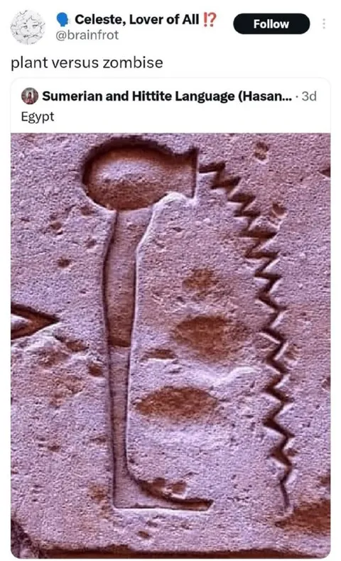 Ancient Plant Versus Zombie
