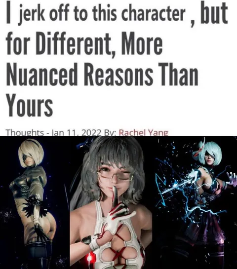 More nuanced reasons than yours