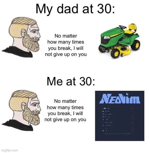 Dad at 30 vs Me at 30