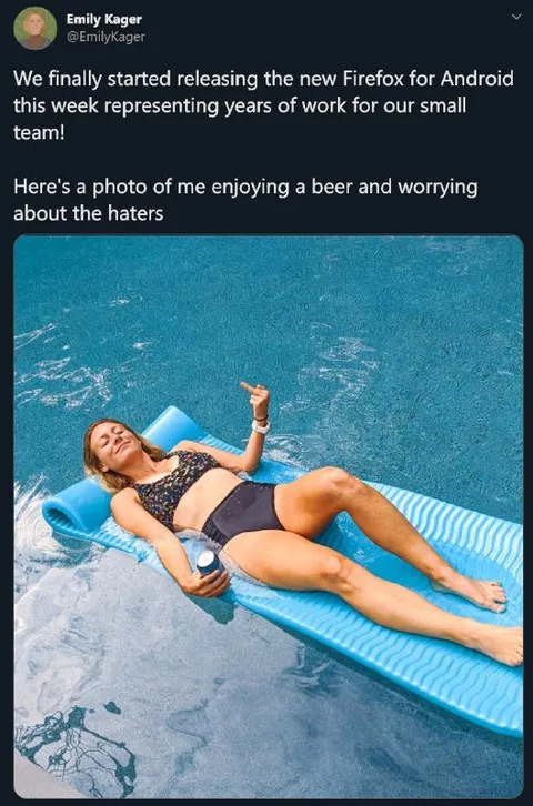 Firefox Release Beer Photo