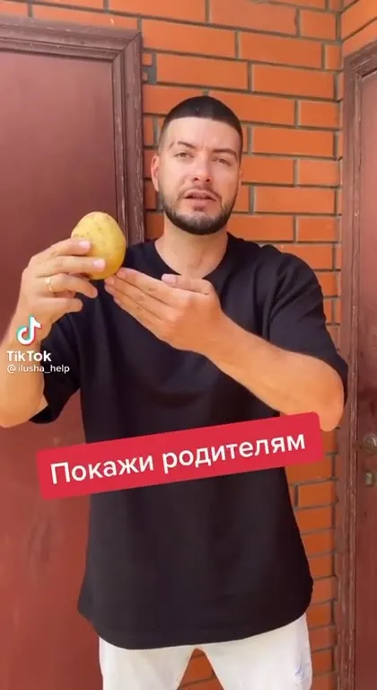 Покажи родителям картошку