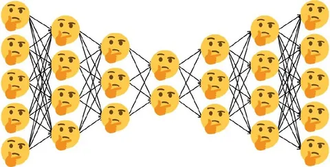Сеть из думающих эмодзи
