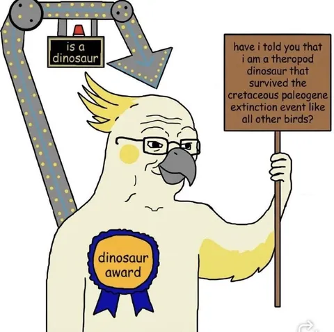 Cockatoo Wins Dinosaur Award