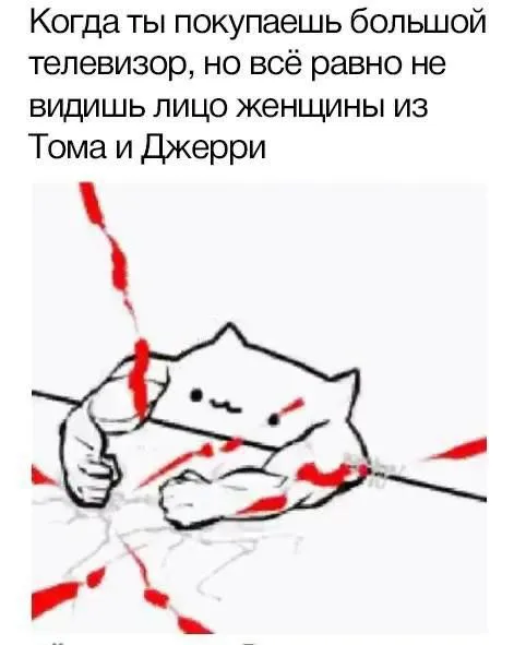 Большой телевизор не помог