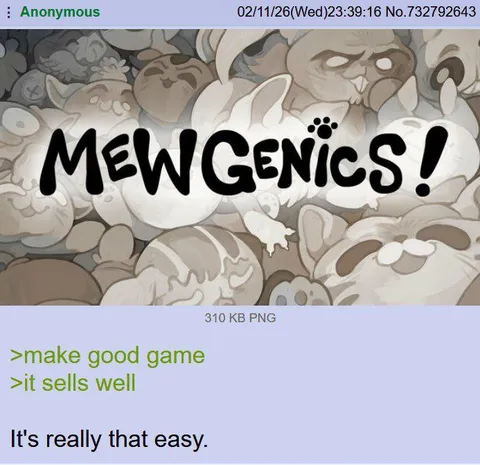 Mewgenics Makes Good Games
