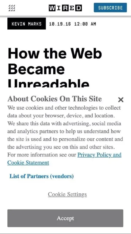 How the Web Became Unreadable
