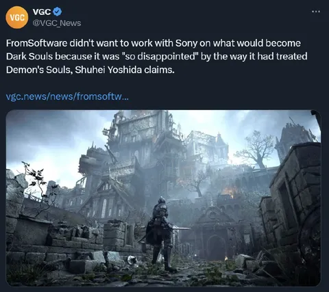 FromSoftware Rejects Sony Partnership