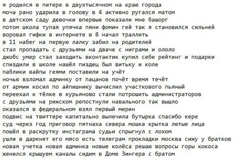 Жизненный путь петербургского интернет-тролля