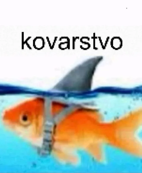 Коварная рыба с плавником