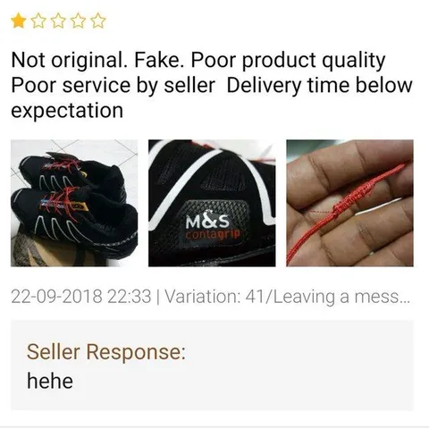 One-Star Fake Product Review