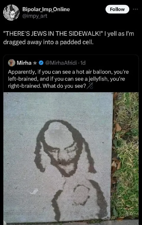 Jews in the Sidewalk