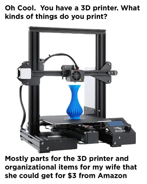 3D Printer Wife Accessories