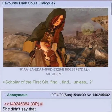 Favourite Dark Souls Dialogue