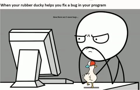 Rubber Duck Creates More Bugs