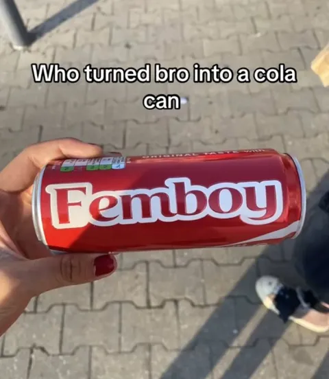 Femboy Cola Can