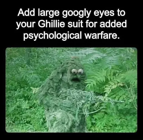 Googly Eyes Ghillie Suit