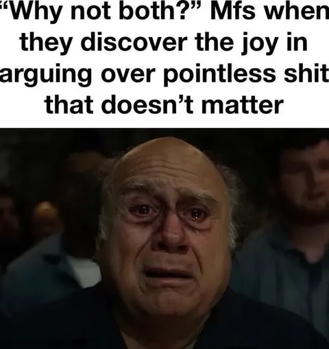 Joy of Pointless Arguments