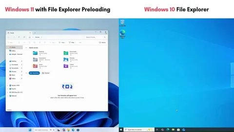 Windows 11 File Explorer Preloading