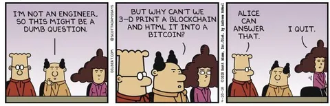 3D Printing a Blockchain