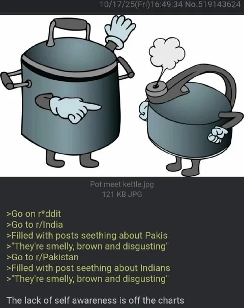 Pot Calling the Kettle Black