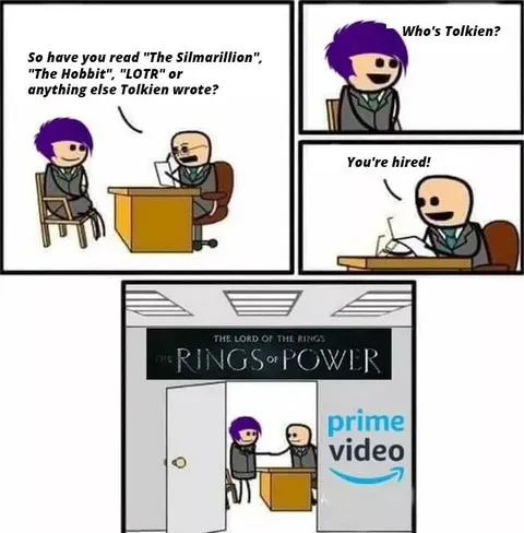 Who's Tolkien? You're Hired
