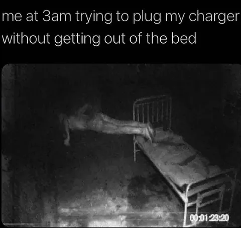 Trying to Plug In Charger at 3AM