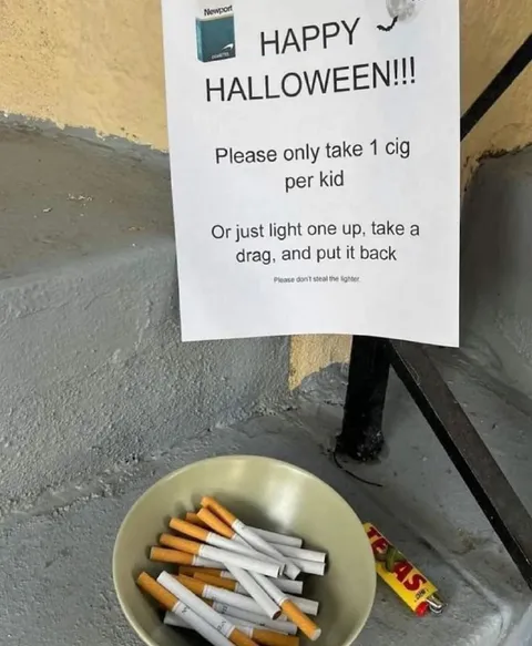 Halloween Cigarette Bowl