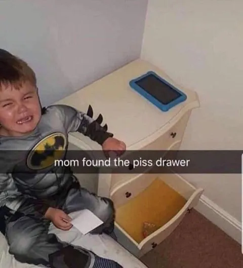 Mom Found the Piss Drawer